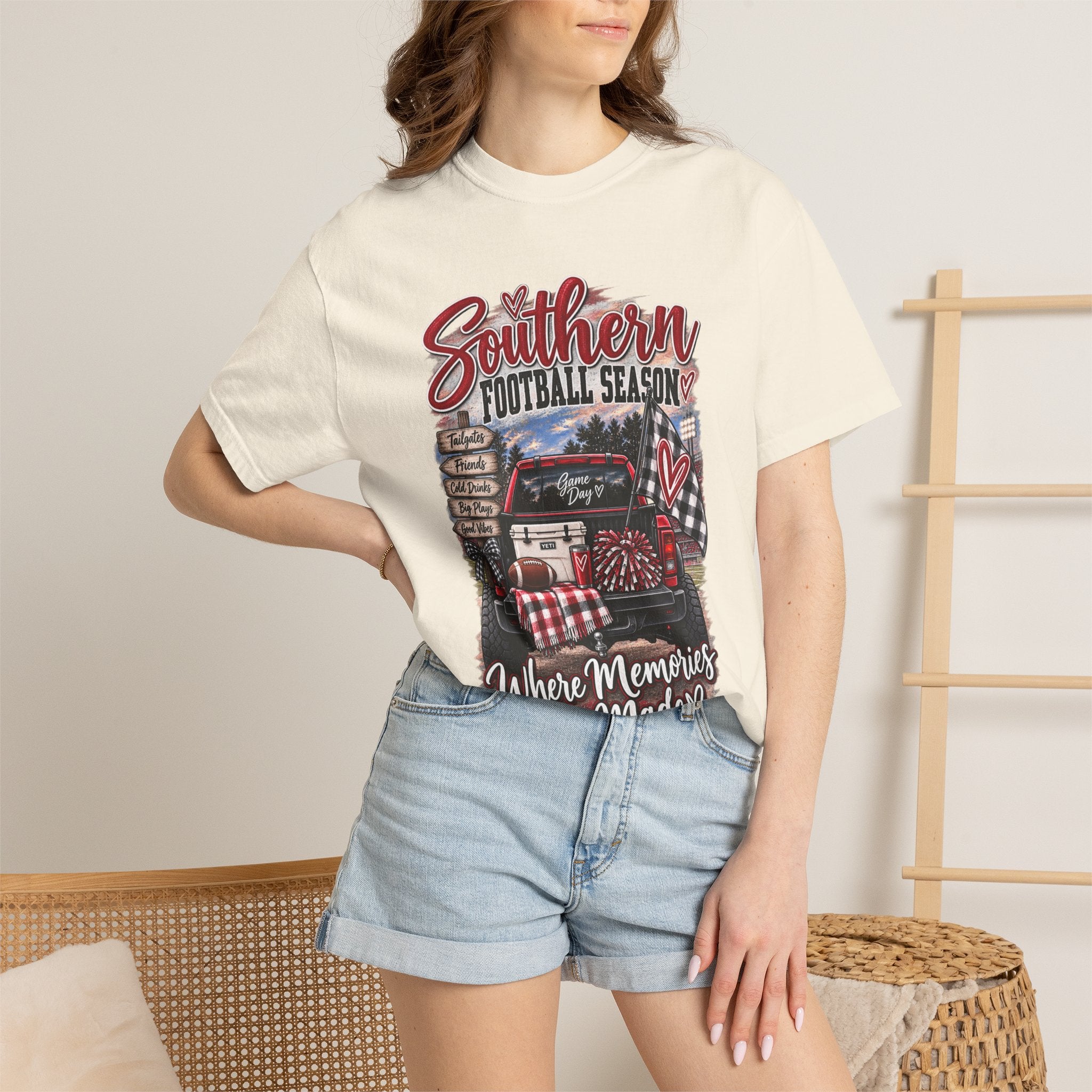 Southern Football Season T-Shirt – "Where Memories Are Made" Tailgate Tee