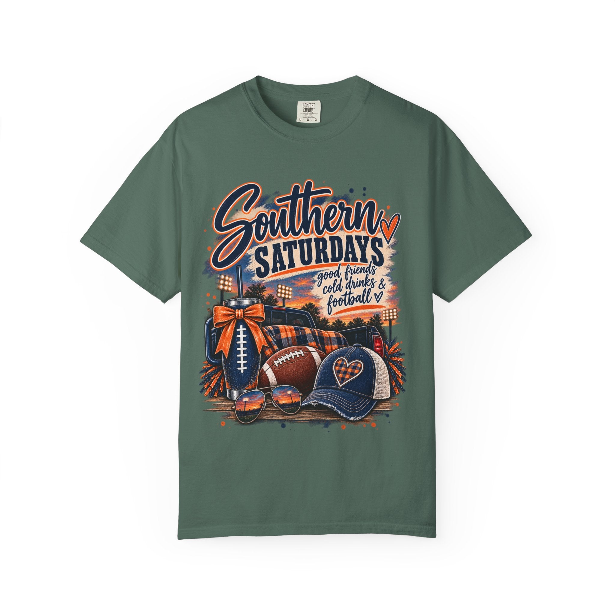 Southern Saturdays Football T-Shirt — Game Day Tailgate Tee