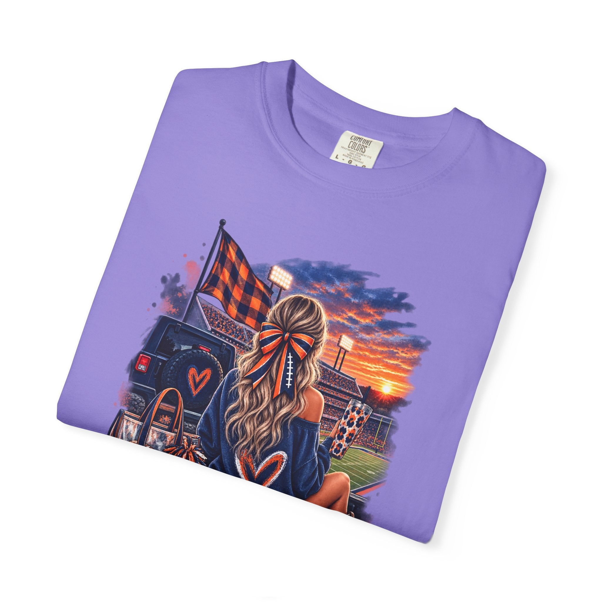 Southern Roots & Football T-Shirt — Tailgate Mom Graphic Tee