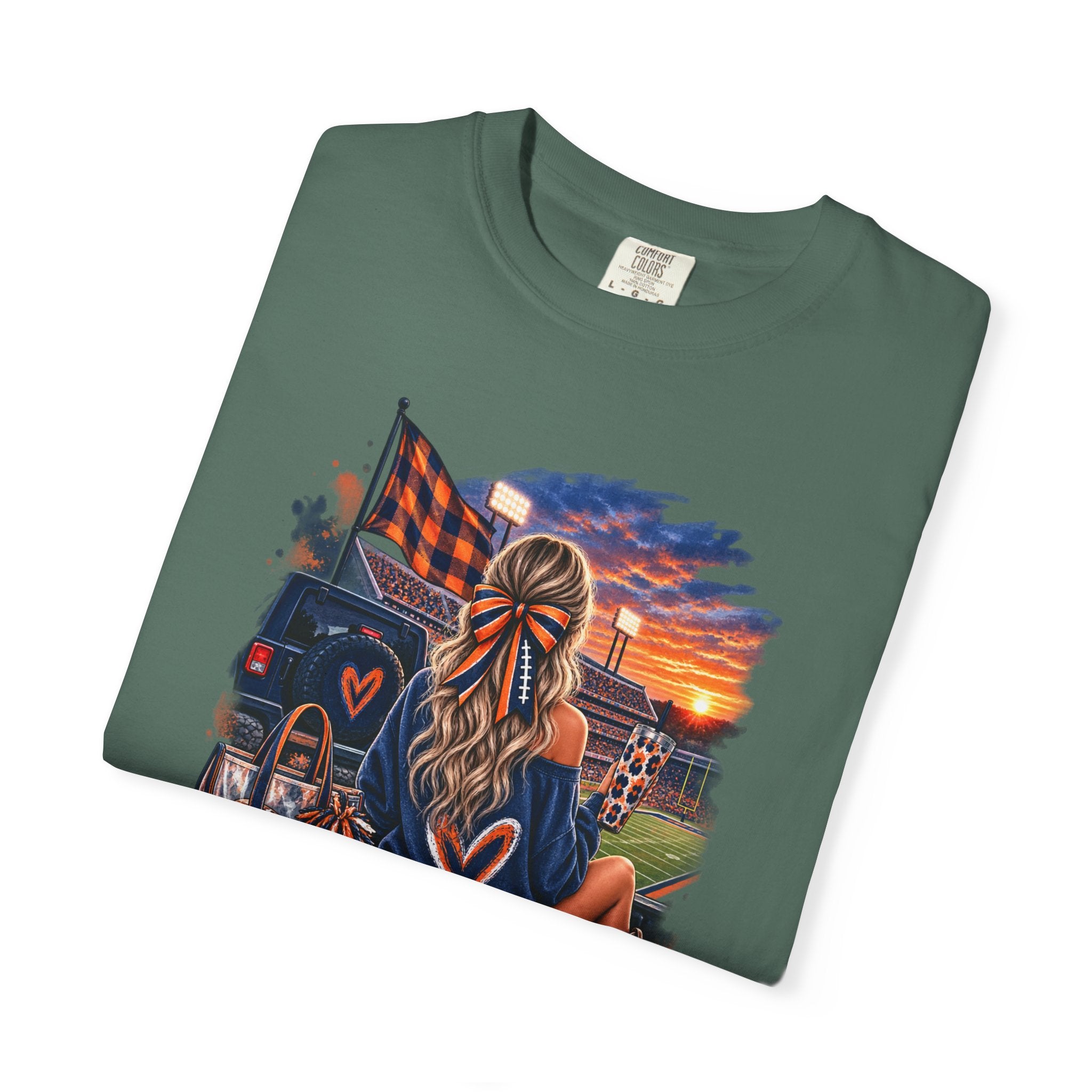 Southern Roots & Football T-Shirt — Tailgate Mom Graphic Tee