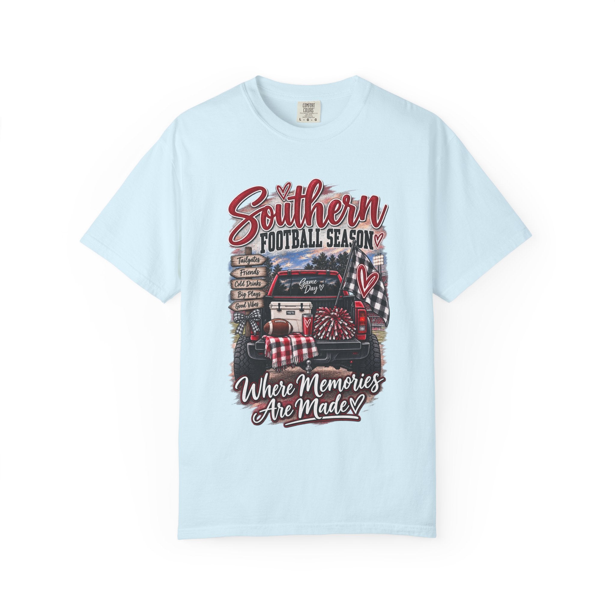 Southern Football Season T-Shirt – "Where Memories Are Made" Tailgate Tee