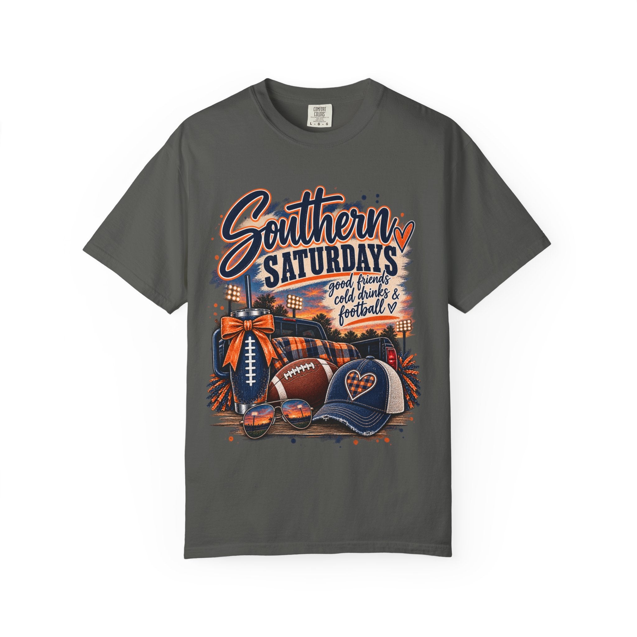 Southern Saturdays Football T-Shirt — Game Day Tailgate Tee