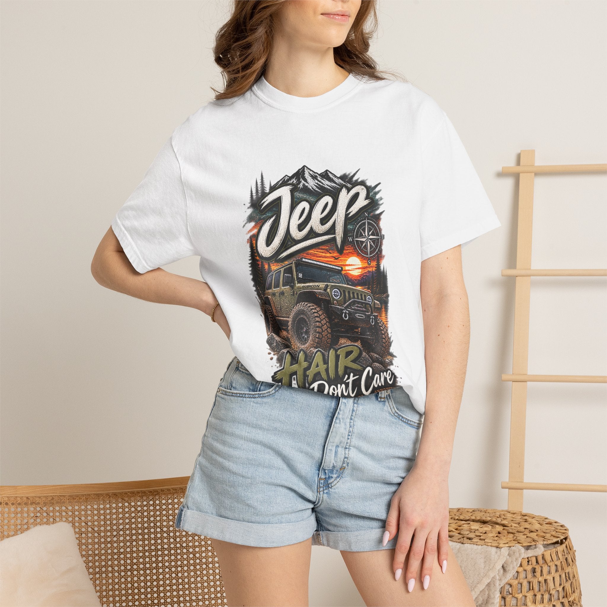 Jeep 'Hair Don't Care' Graphic T-Shirt