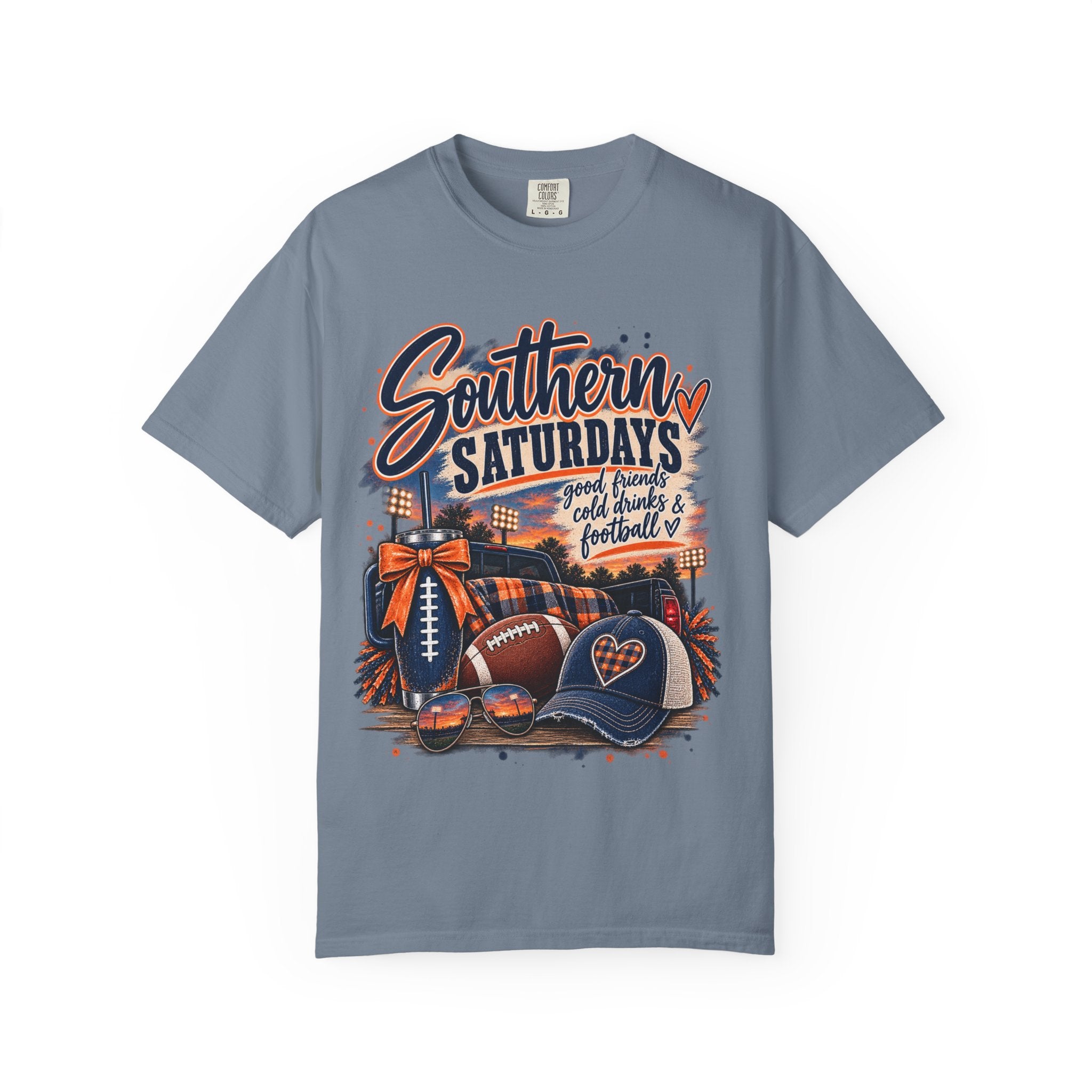 Southern Saturdays Football T-Shirt — Game Day Tailgate Tee