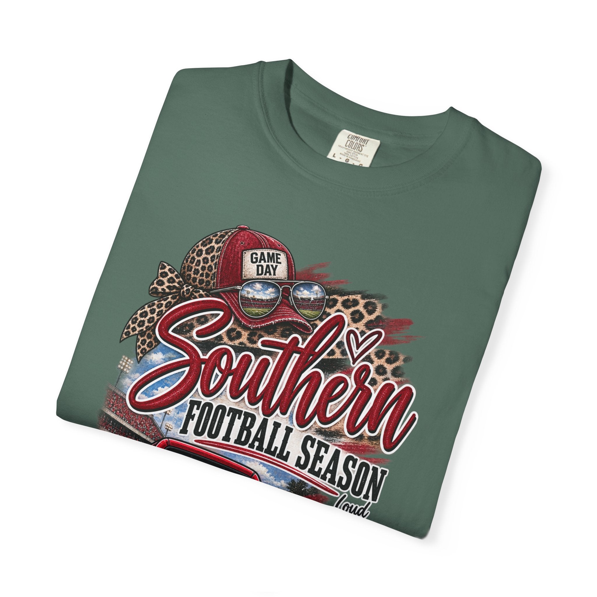 Southern Football Season T-Shirt — Vintage Truck, Cowboy Boots & Helmet Tailgate Tee