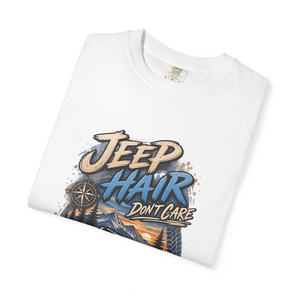 Jeep Hair Don't Care T-Shirt — Off-Road Jeep Graphic Tee