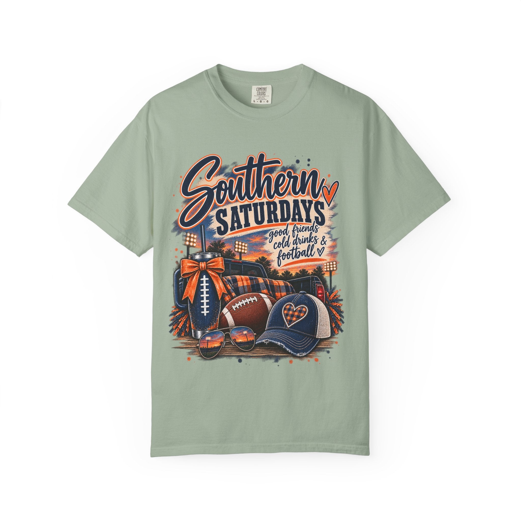 Southern Saturdays Football T-Shirt — Game Day Tailgate Tee