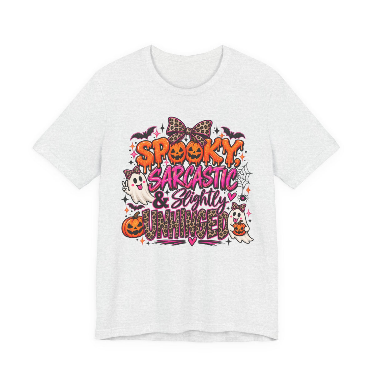 Spooky, Sarcastic & Slightly Unhinged – Halloween Graphic Tee