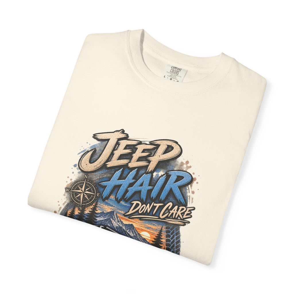 Jeep Hair Don't Care T-Shirt — Off-Road Jeep Graphic Tee