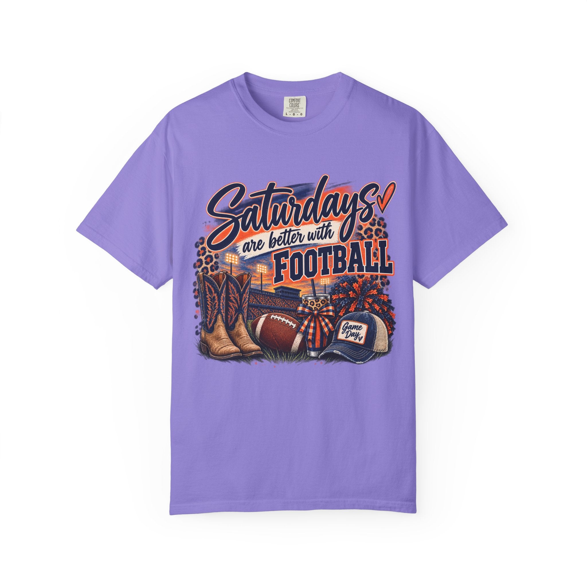 Saturdays Are Better with Football T-Shirt — Vintage Game Day Tee