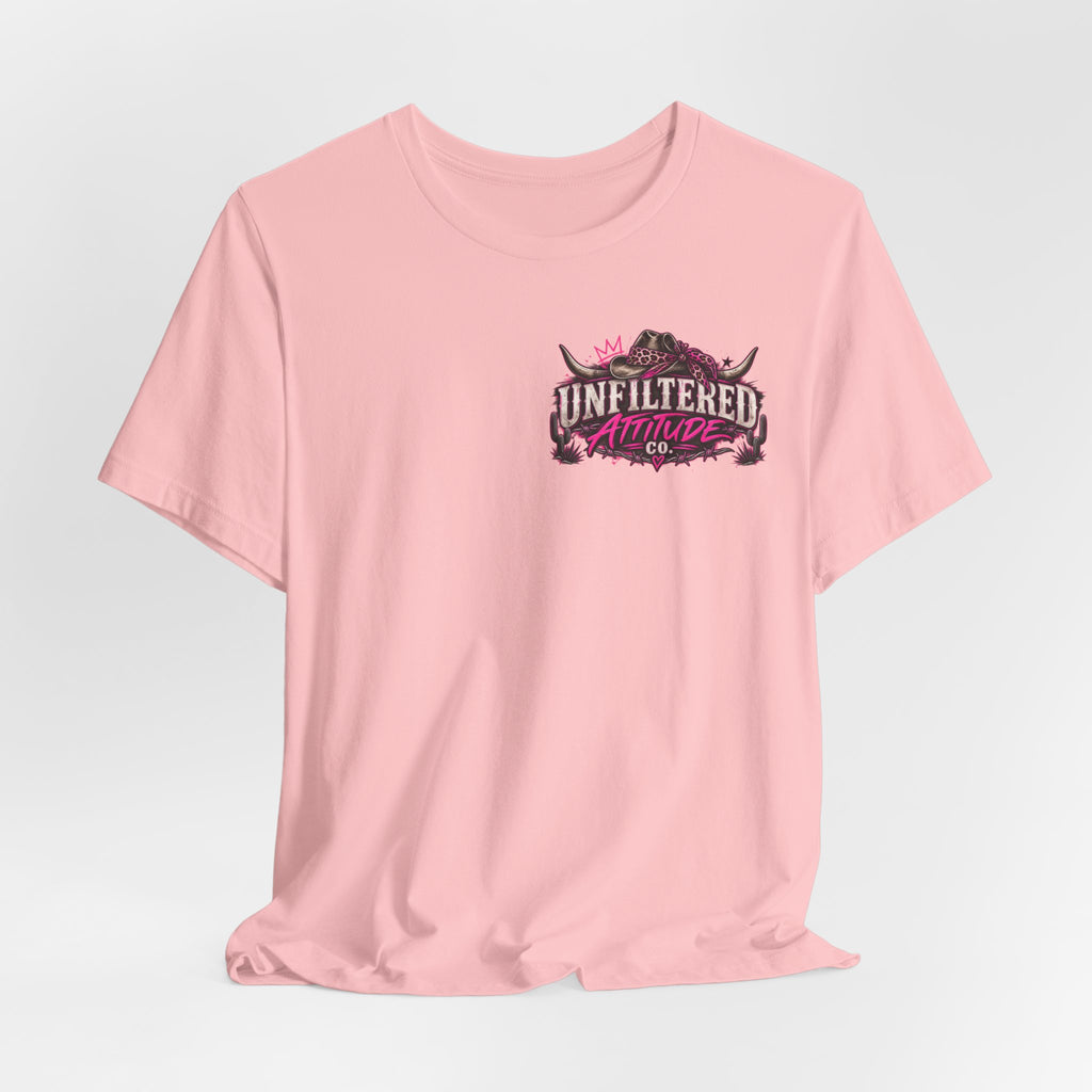 Boots On, Filter Off Tee — Western Cowgirl Graphic T-Shirt