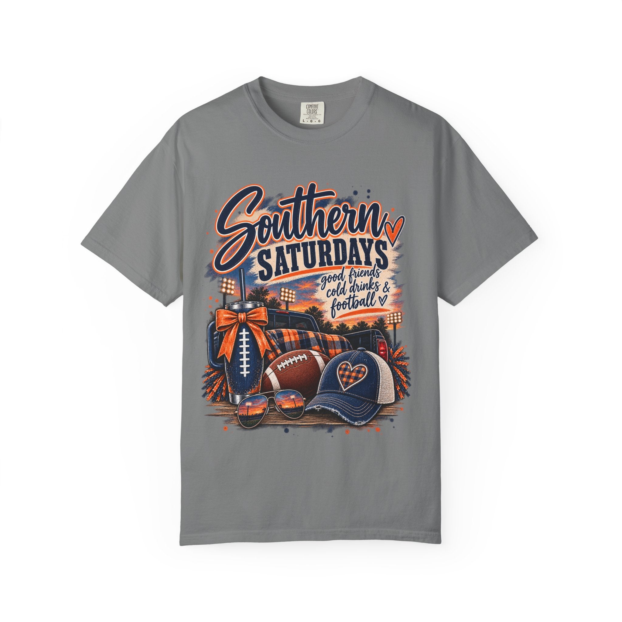 Southern Saturdays Football T-Shirt — Game Day Tailgate Tee