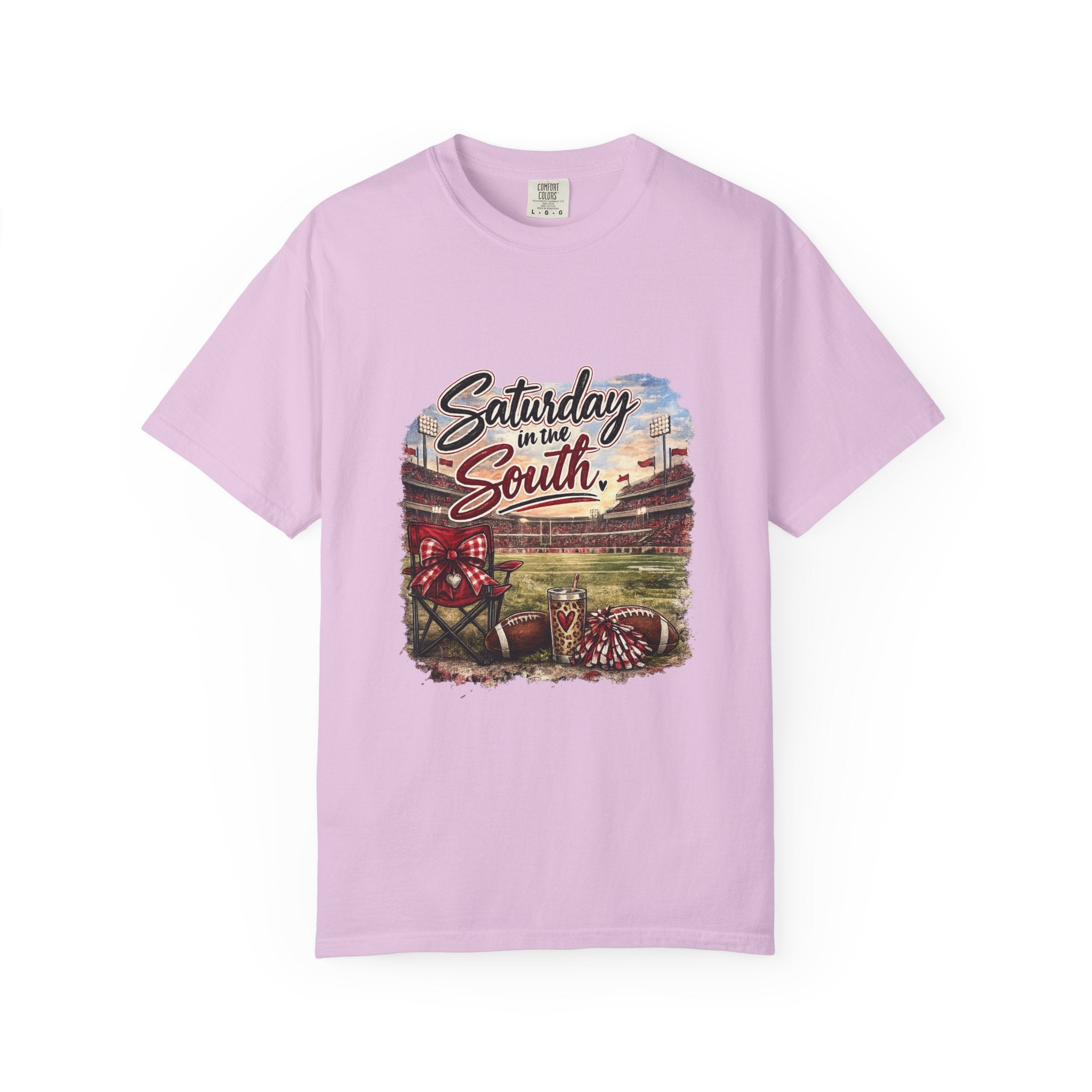 Saturday in the South T-Shirt – Tailgate Picnic Football Vintage Stadium Tee
