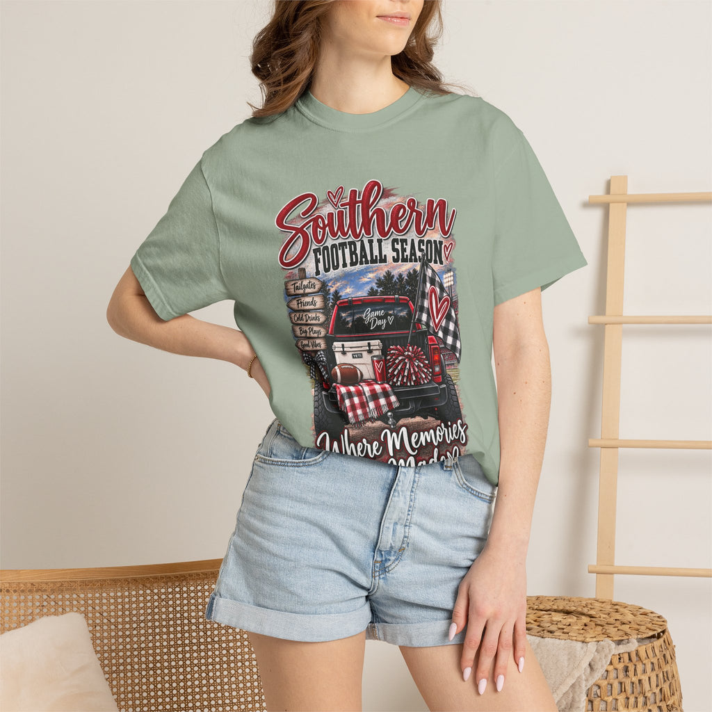 Southern Football Season T-Shirt – "Where Memories Are Made" Tailgate Tee