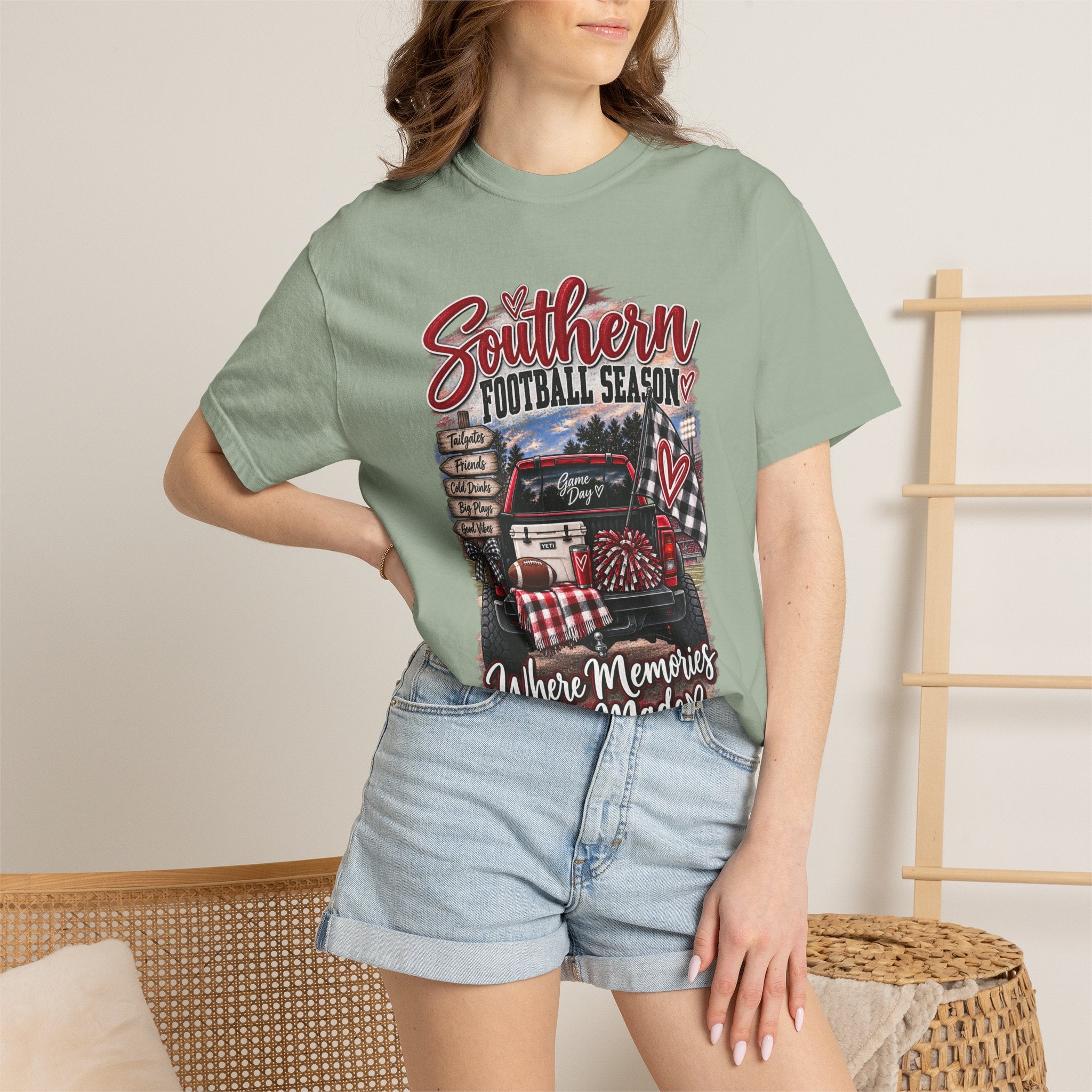 Southern Football Season T-Shirt – "Where Memories Are Made" Tailgate Tee