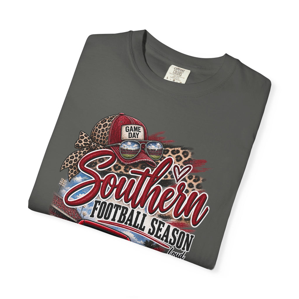 Southern Football Season T-Shirt — Vintage Truck, Cowboy Boots & Helmet Tailgate Tee
