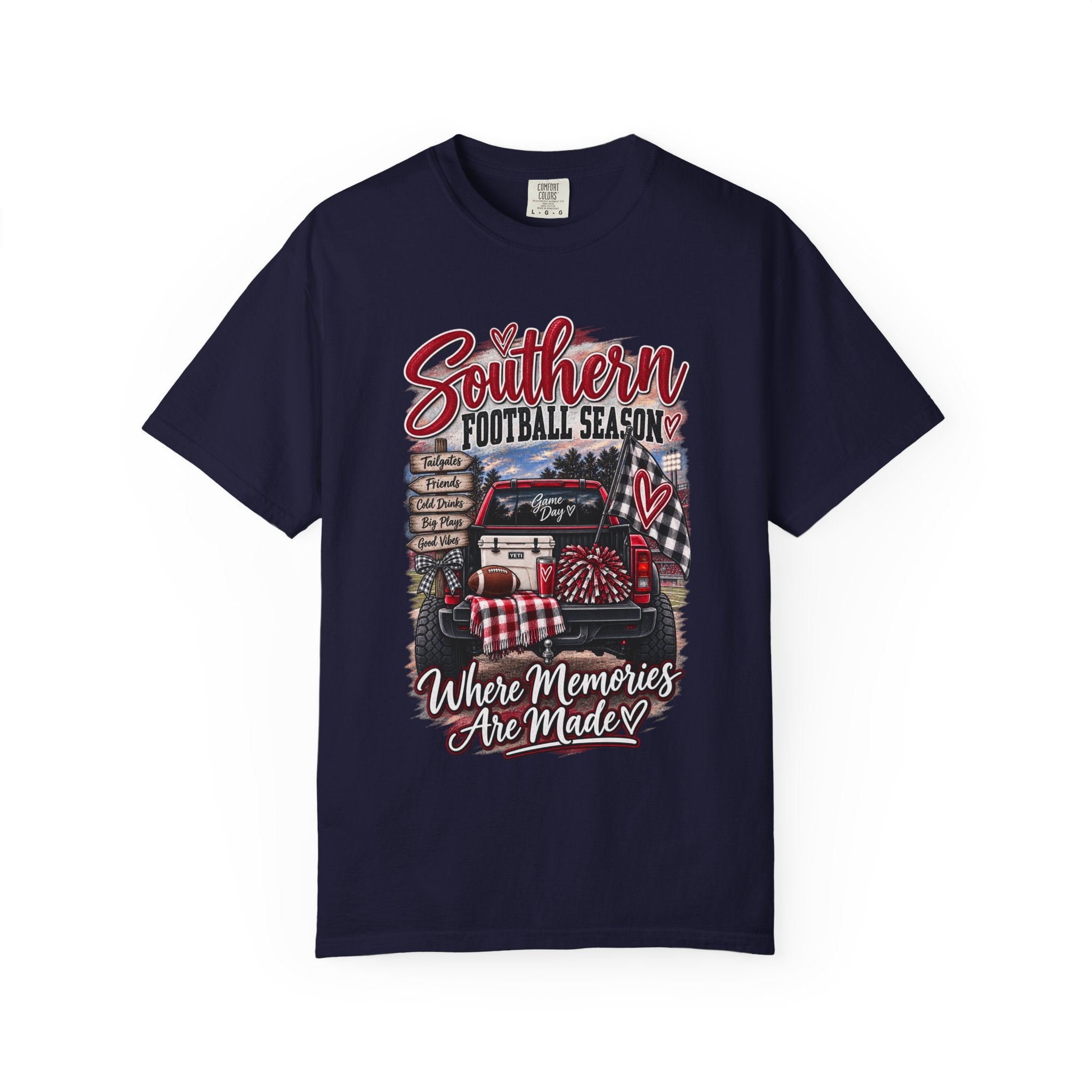 Southern Football Season T-Shirt – "Where Memories Are Made" Tailgate Tee