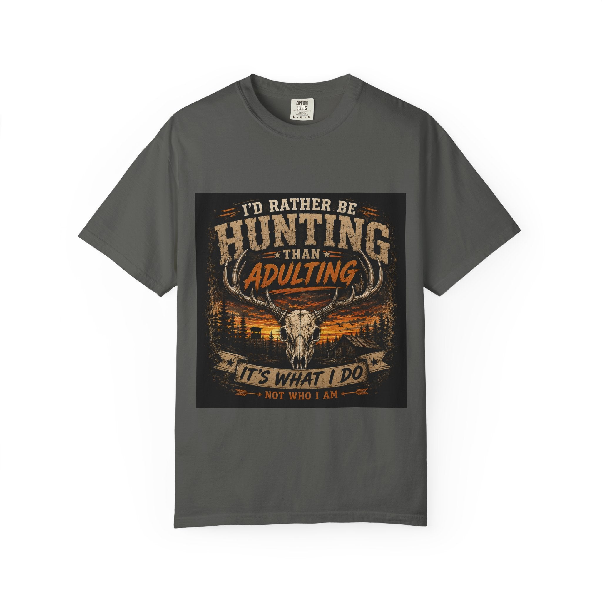 Hunting Over Adulting T-Shirt — "I'd Rather Be Hunting Than Adulting" Outdoor Shirt