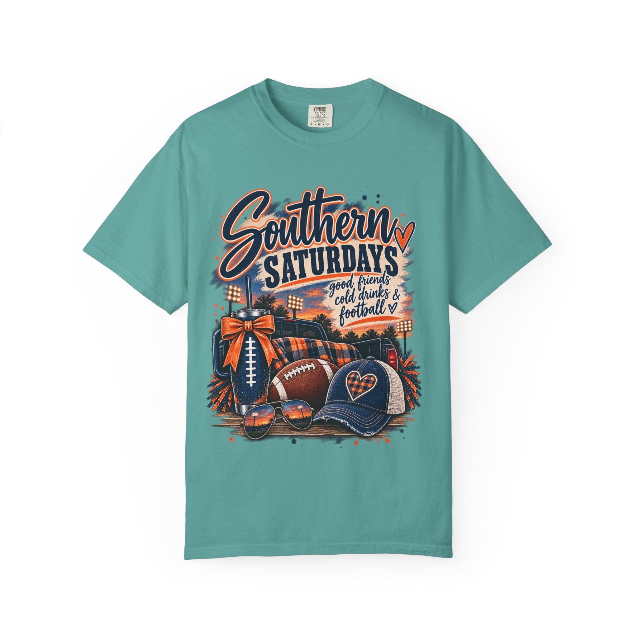 Southern Saturdays Football T-Shirt — Game Day Tailgate Tee