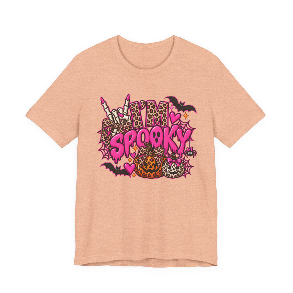 I’m Spooky – Leopard Print Halloween Graphic Tee