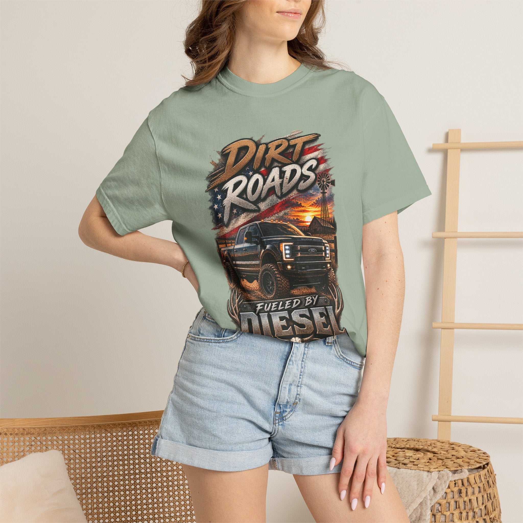 Dirt Roads Fueled by Diesel T-Shirt