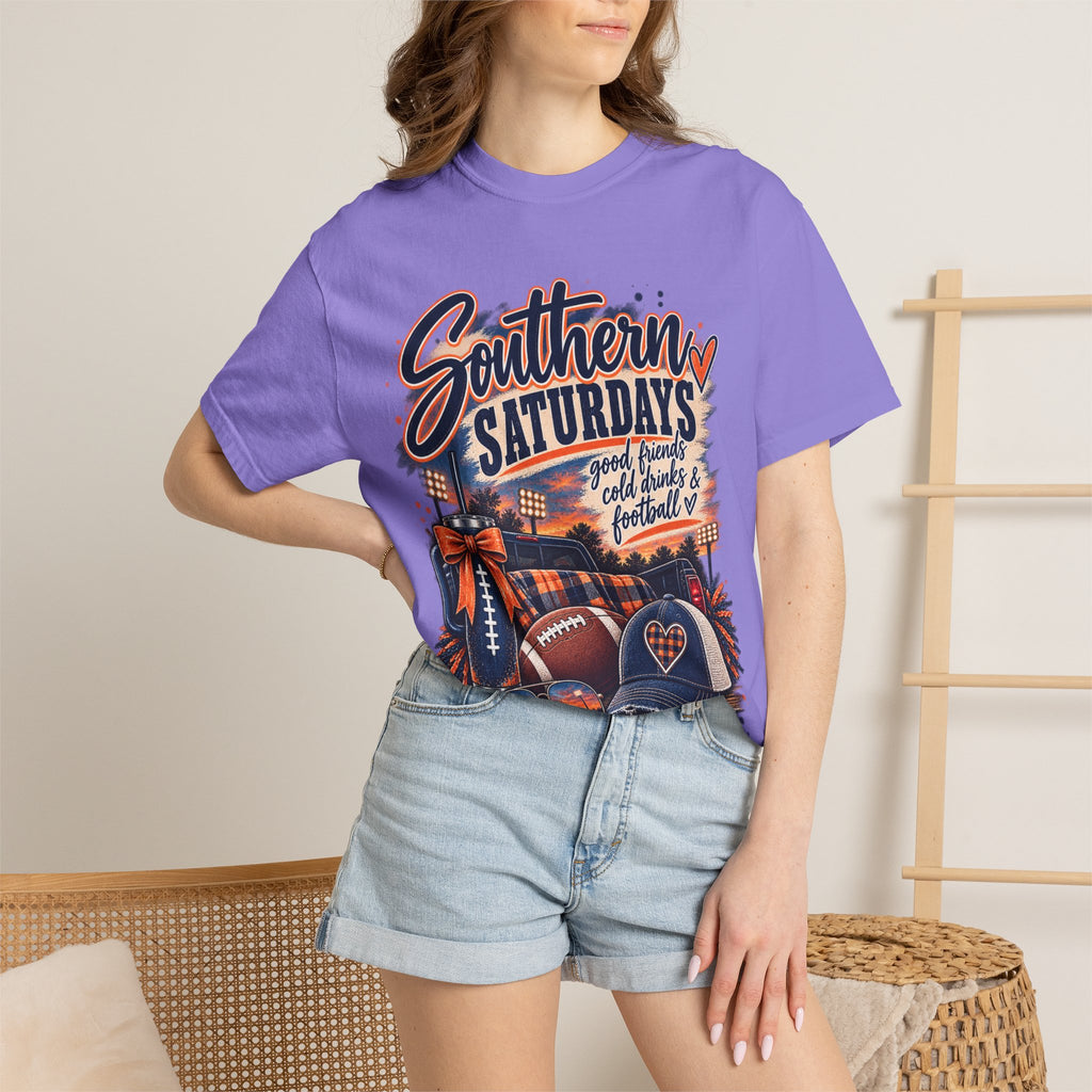 Southern Saturdays Football T-Shirt — Game Day Tailgate Tee
