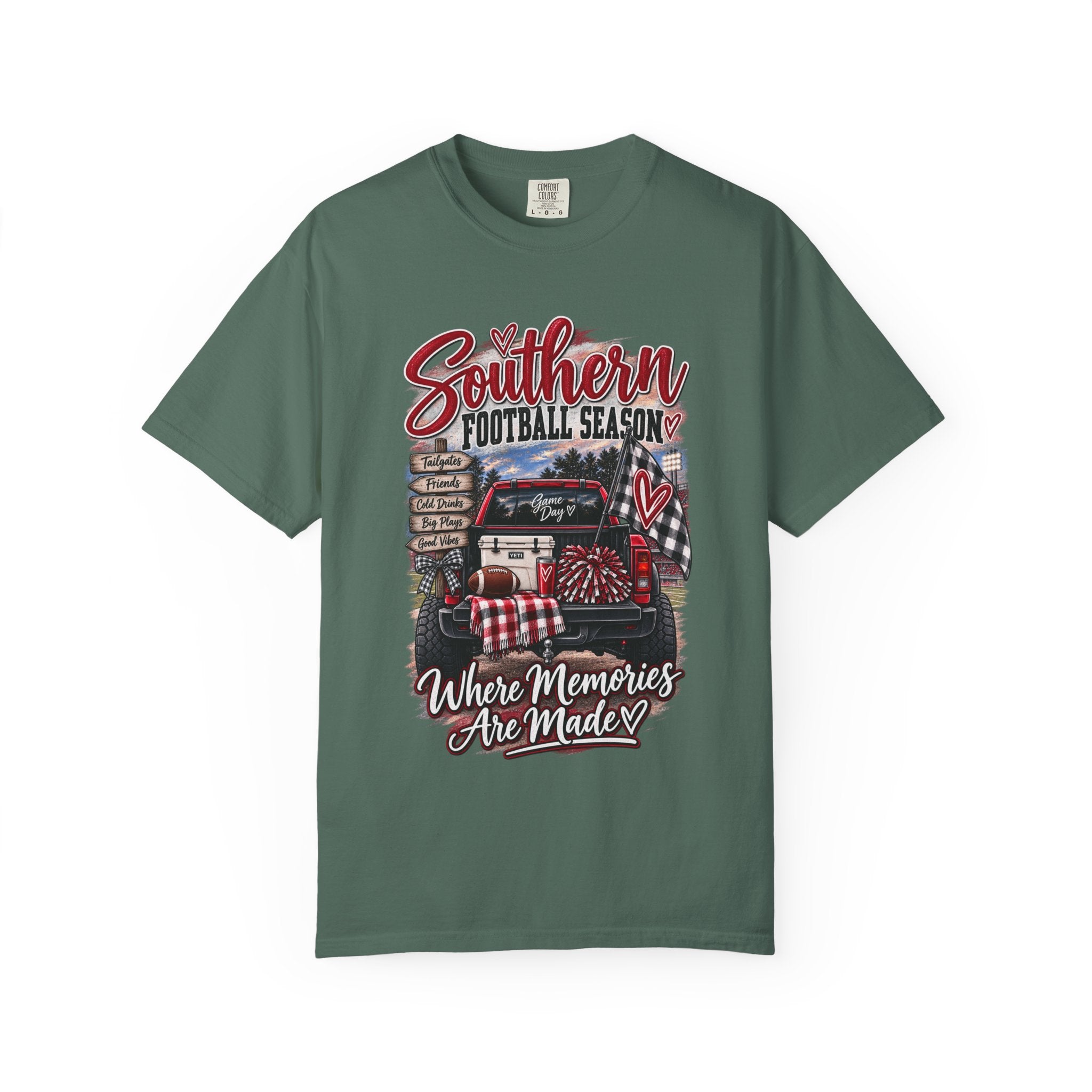 Southern Football Season T-Shirt – "Where Memories Are Made" Tailgate Tee