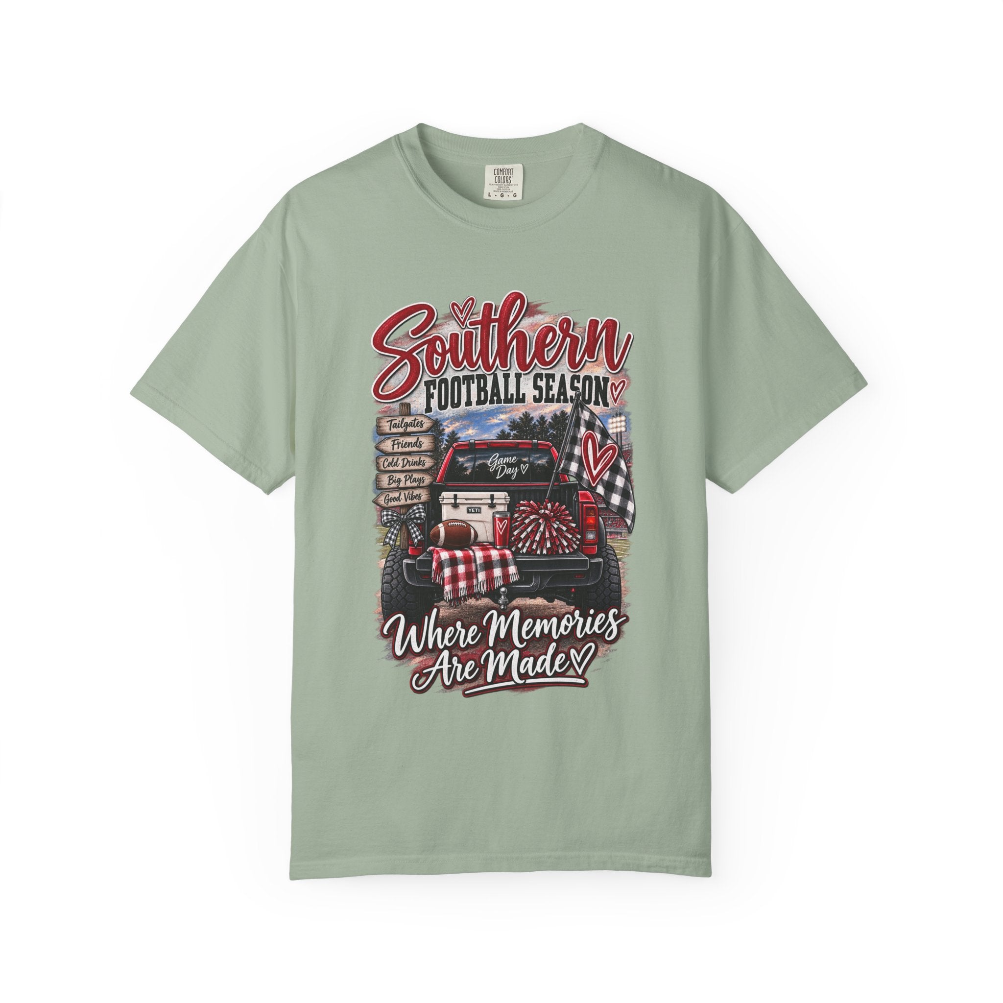 Southern Football Season T-Shirt – "Where Memories Are Made" Tailgate Tee