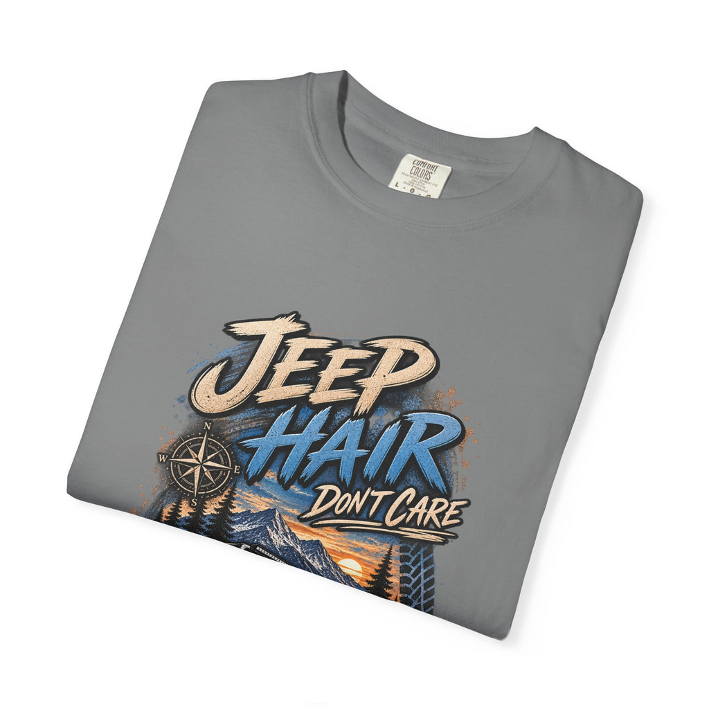 Jeep Hair Don't Care T-Shirt — Off-Road Jeep Graphic Tee