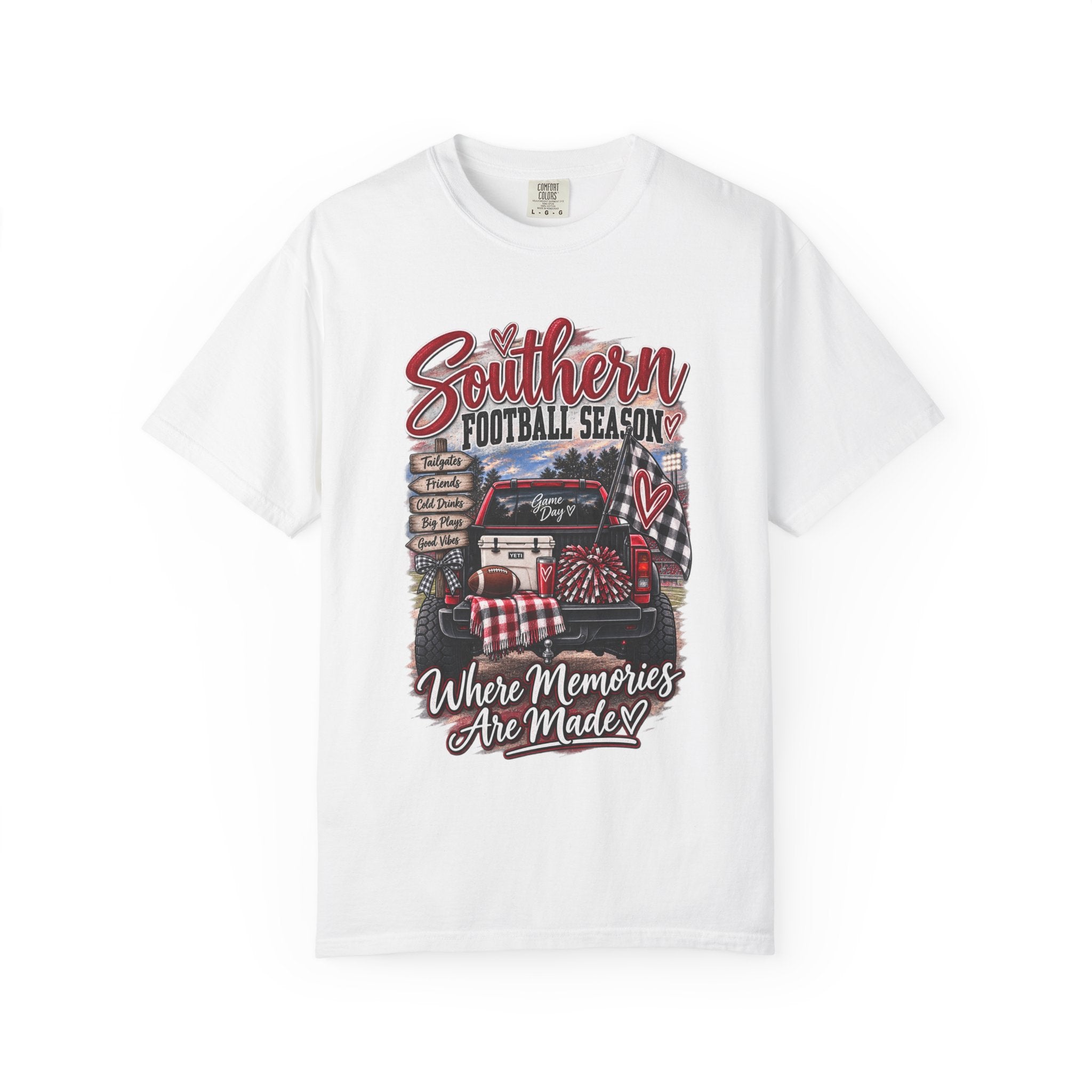 Southern Football Season T-Shirt – "Where Memories Are Made" Tailgate Tee