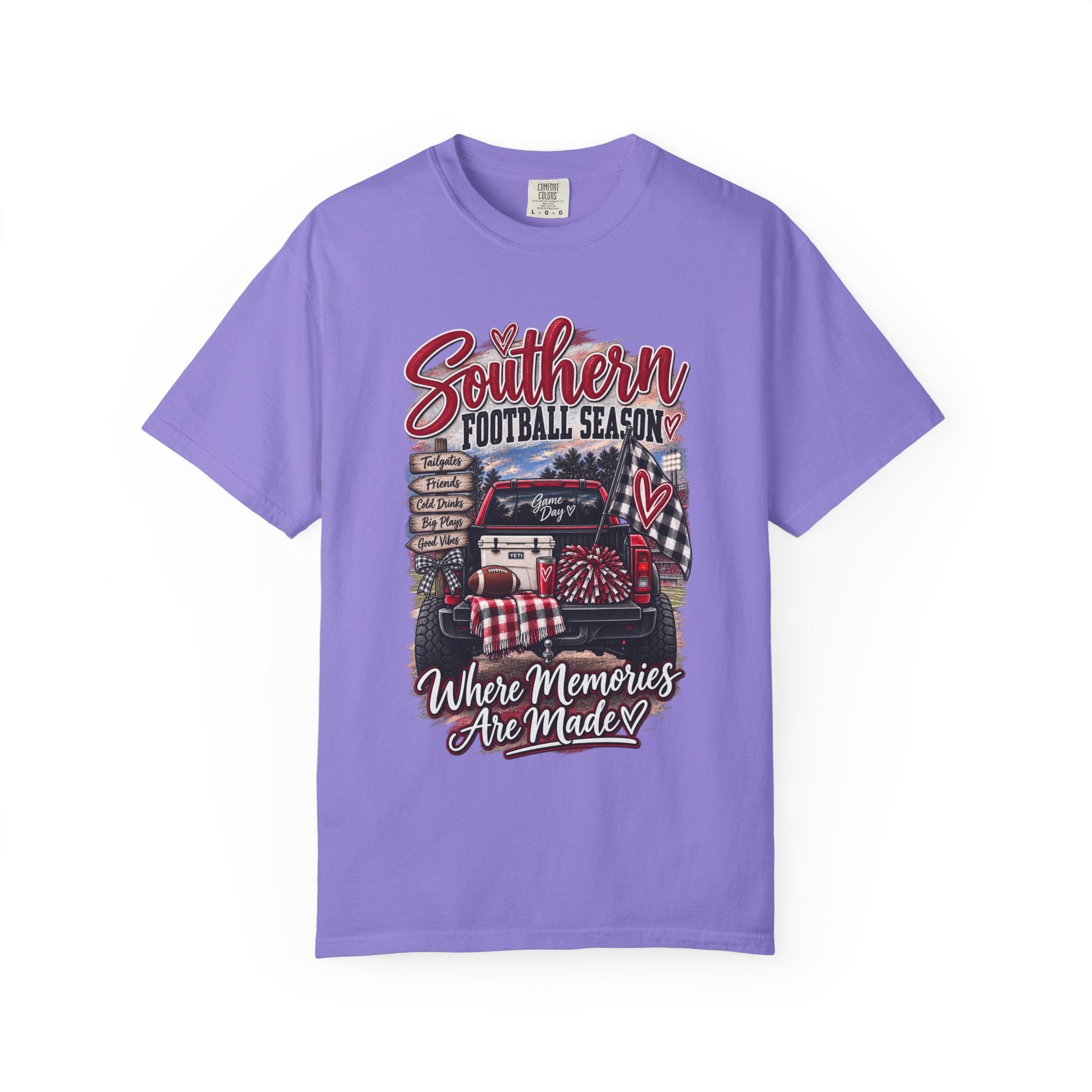 Southern Football Season T-Shirt – "Where Memories Are Made" Tailgate Tee
