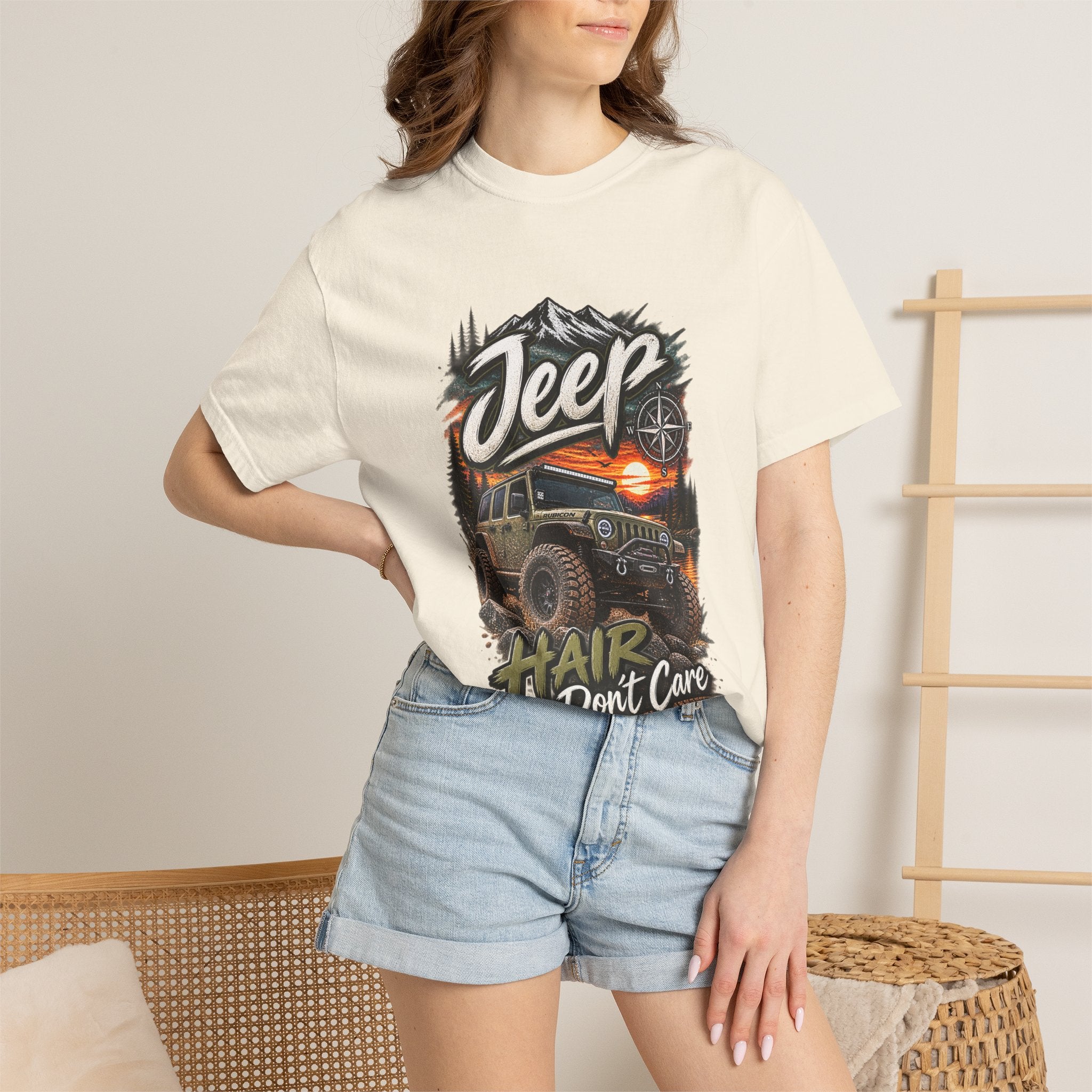 Jeep 'Hair Don't Care' Graphic T-Shirt